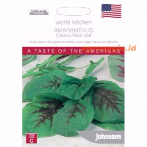 John AMARANTHUS Calaloo Red Leaf