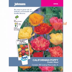 John CALIFORNIA POPPY Double Mixed